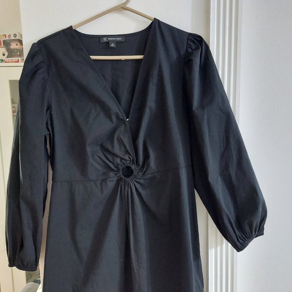 I.N.C. INTERNATIONAL CONCEPTS Women's V-Neck Puff-Sleeve Mini Dress MEDIUM - Picture 13 of 14